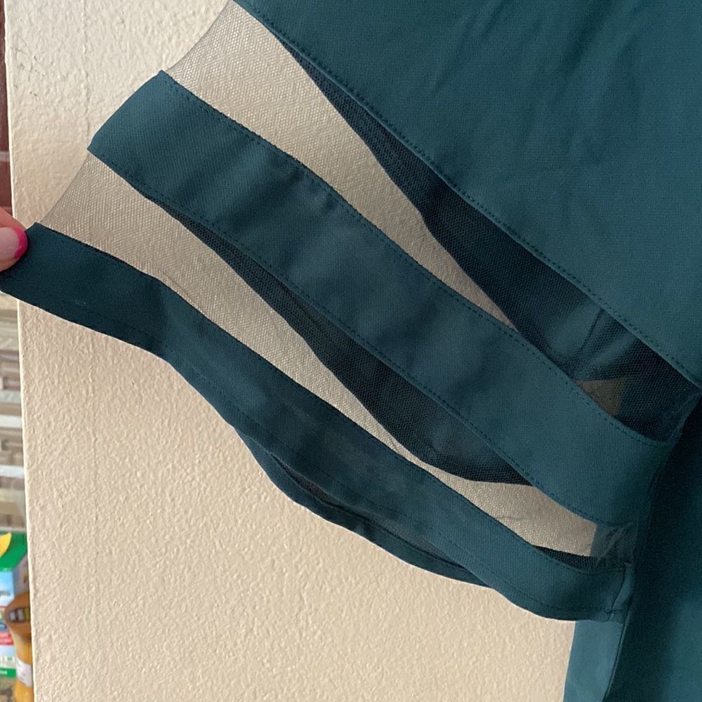 Zenana Emerald Green Blouse - Picture 3 of 3